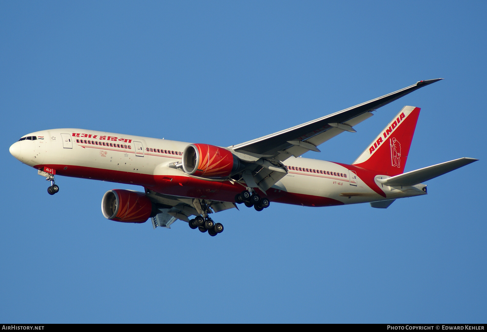 Aircraft Photo of VT-ALG | Boeing 777-237/LR | Air India | AirHistory.net #492936