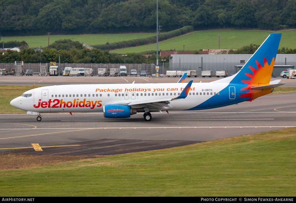 Aircraft Photo of G-DRTC | Boeing 737-808 | Jet2 Holidays | AirHistory.net #492963