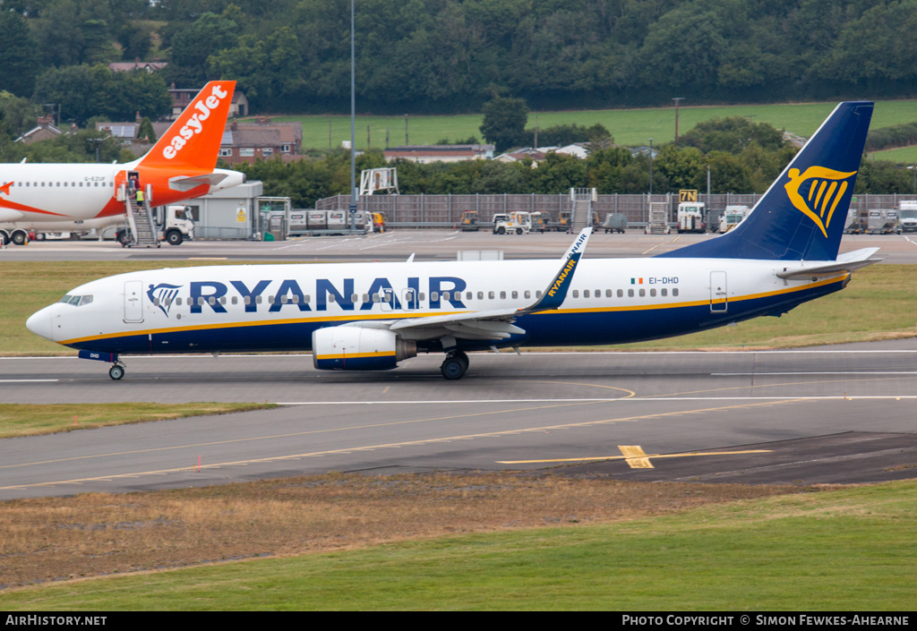 Aircraft Photo of EI-DHD | Boeing 737-8AS | Ryanair | AirHistory.net #492968