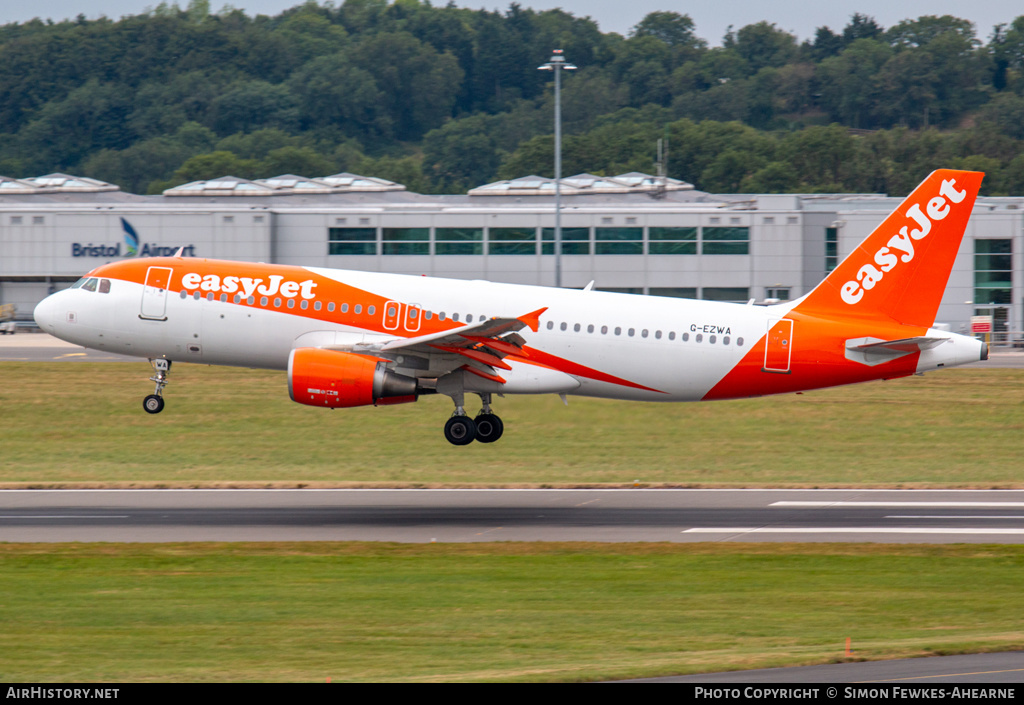 Aircraft Photo of G-EZWA | Airbus A320-214 | EasyJet | AirHistory.net #492986