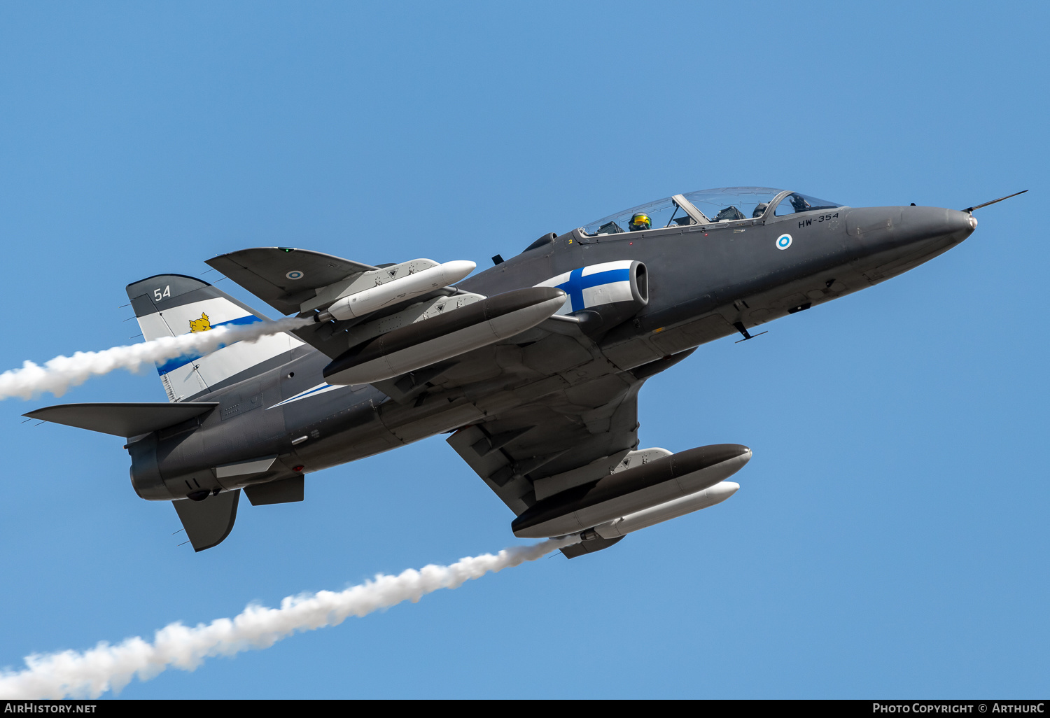 Aircraft Photo of HW-354 | British Aerospace Hawk 51A | Finland - Air Force | AirHistory.net #492992