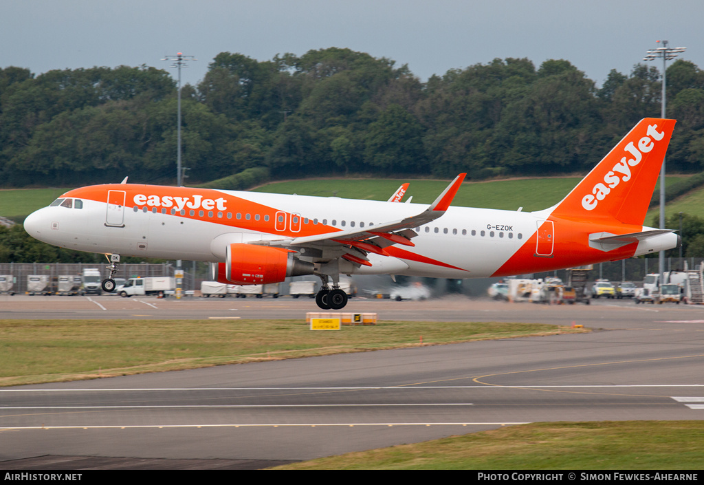 Aircraft Photo of G-EZOK | Airbus A320-214 | EasyJet | AirHistory.net #492996