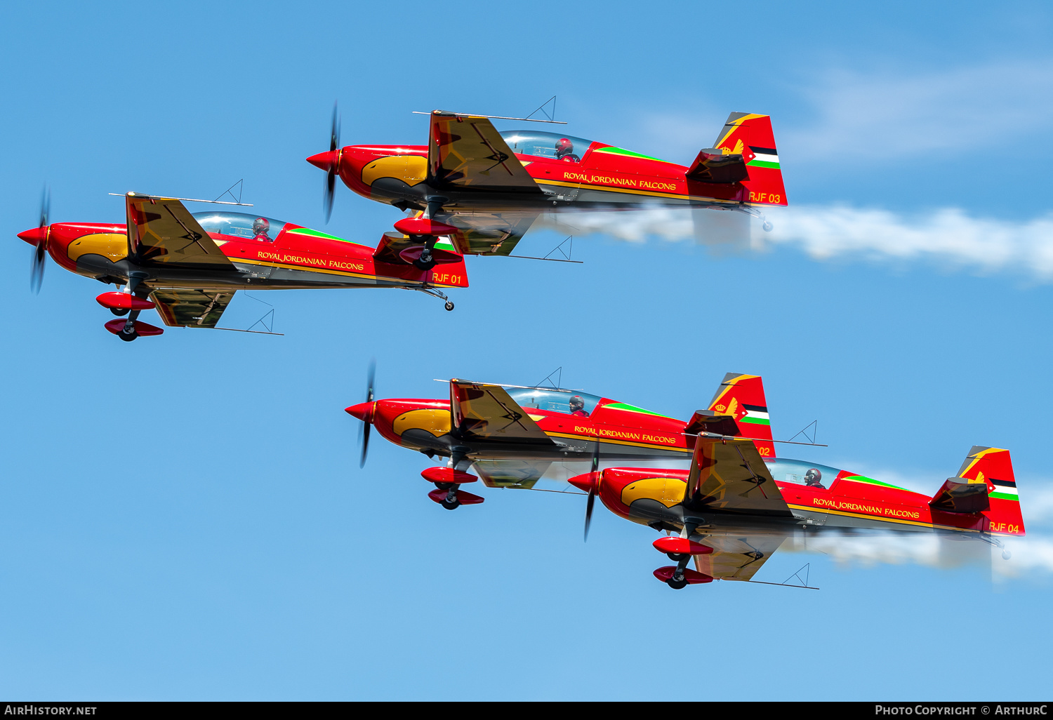 Aircraft Photo of RJF03 | Extra EA-330LX | Royal Jordanian Falcons | AirHistory.net #493006