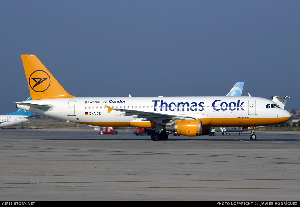 Aircraft Photo of D-AICE | Airbus A320-212 | Thomas Cook Airlines | AirHistory.net #493048