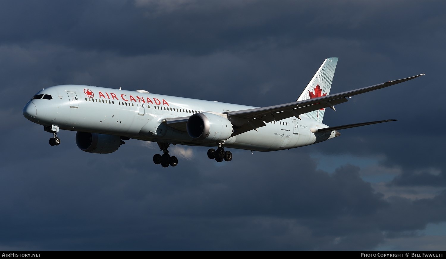 Aircraft Photo of C-FKSV | Boeing 787-9 Dreamliner | Air Canada | AirHistory.net #493068