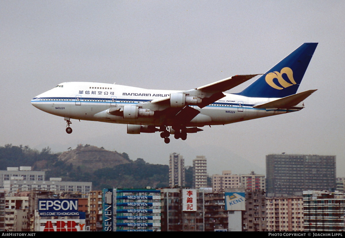 Aircraft Photo of N4522V | Boeing 747SP-09 | Mandarin Airlines | AirHistory.net #493073