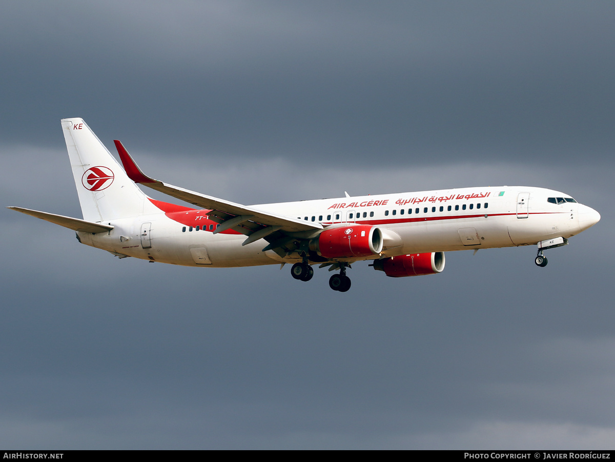 Aircraft Photo of 7T-VKE | Boeing 737-8D6 | Air Algérie | AirHistory.net #493074