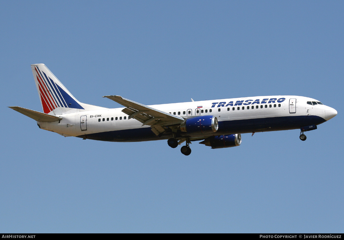 Aircraft Photo of EI-CXK | Boeing 737-4S3 | Transaero Airlines | AirHistory.net #493091