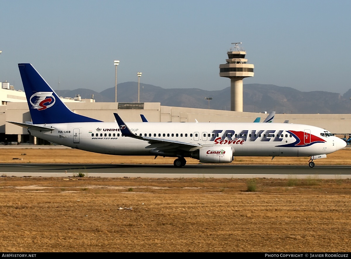 Aircraft Photo of HA-LKB | Boeing 737-8CX | Travel Service | AirHistory.net #493095