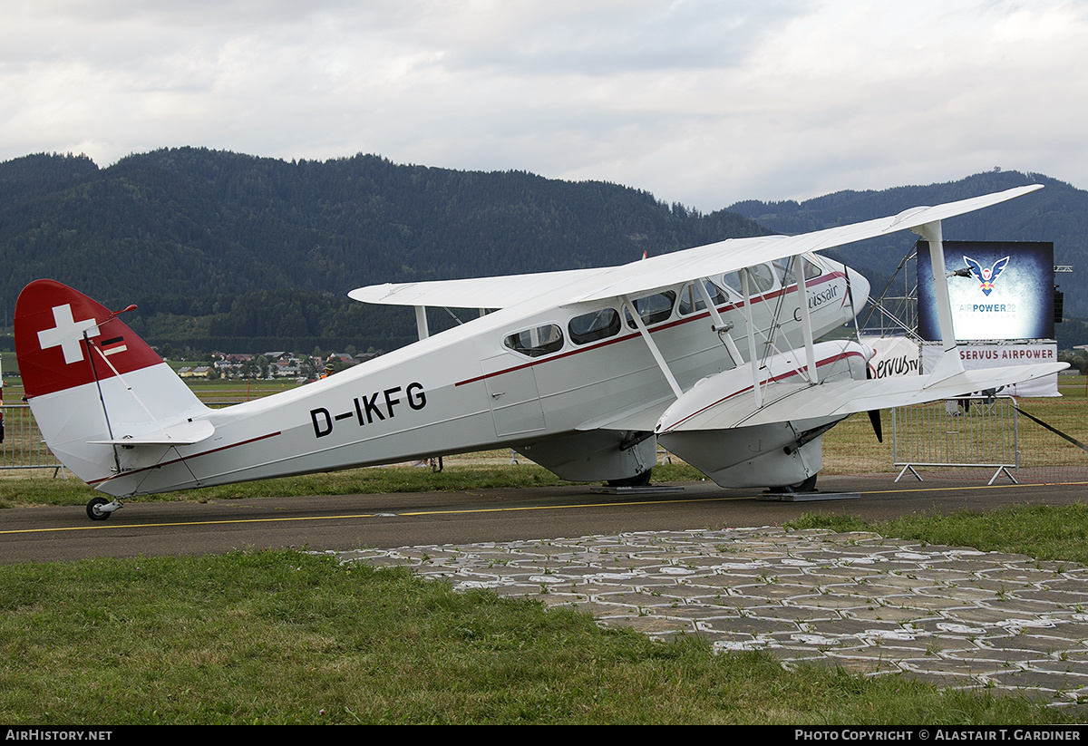 Aircraft Photo of D-IKFG | De Havilland D.H. 89A Dragon Rapide | Swissair | AirHistory.net #493139