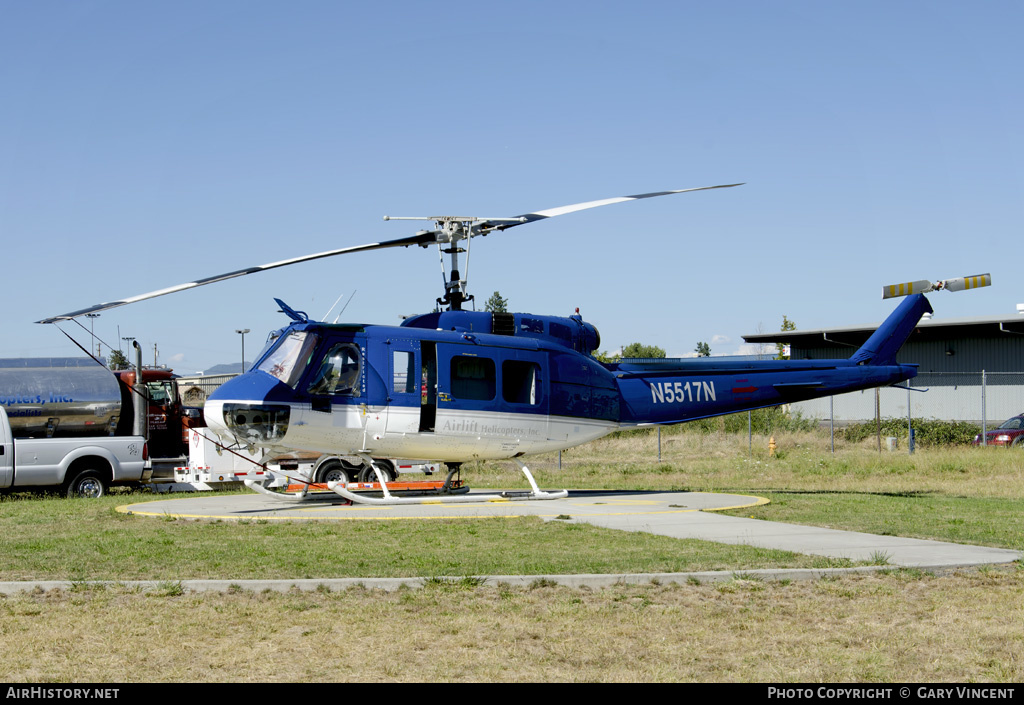 Aircraft Photo of N5517N | Bell UH-1H Iroquois | Airlift Helicopters | AirHistory.net #493145