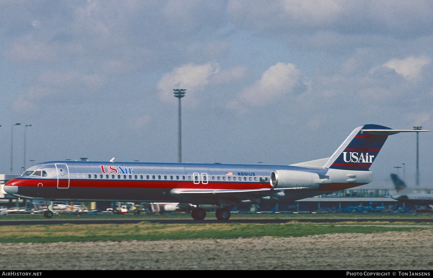 Aircraft Photo of N861US | Fokker 100 (F28-0100) | USAir | AirHistory.net #493149