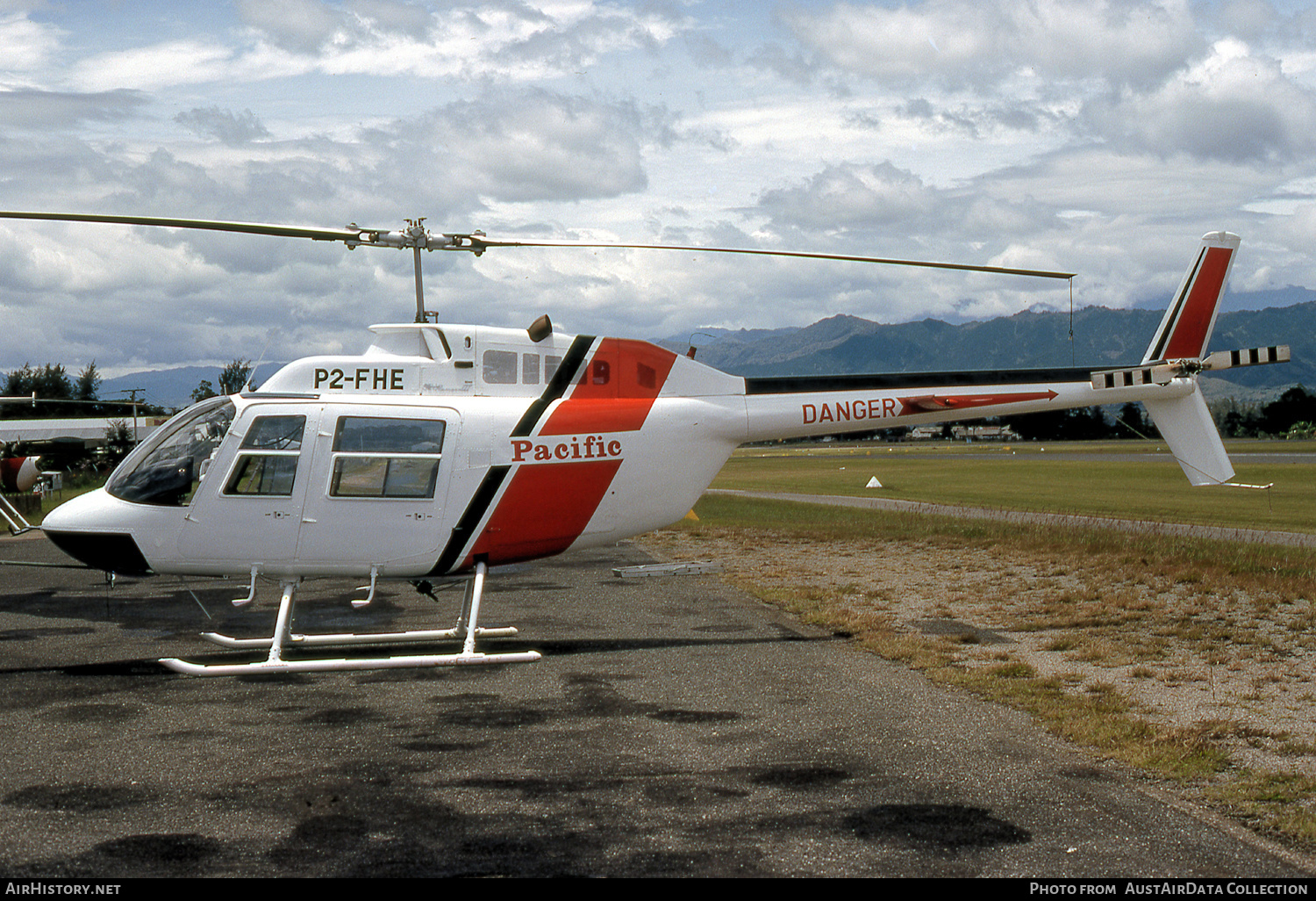 Aircraft Photo of P2-FHE | Bell 206B-2 JetRanger II | Pacific Helicopters | AirHistory.net #493172
