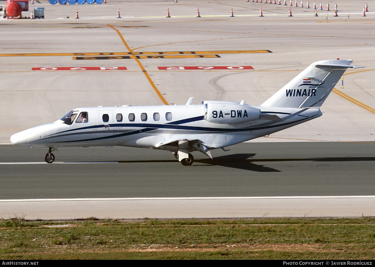 Aircraft Photo of 9A-DWA | Cessna 525A CitationJet CJ2+ | WinAir | AirHistory.net #493177