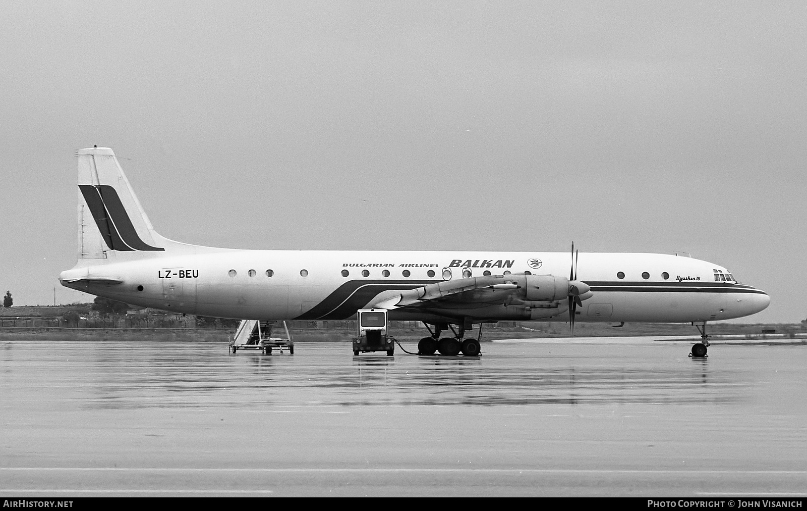 Aircraft Photo of LZ-BEU | Ilyushin Il-18V | Balkan - Bulgarian Airlines | AirHistory.net #493178