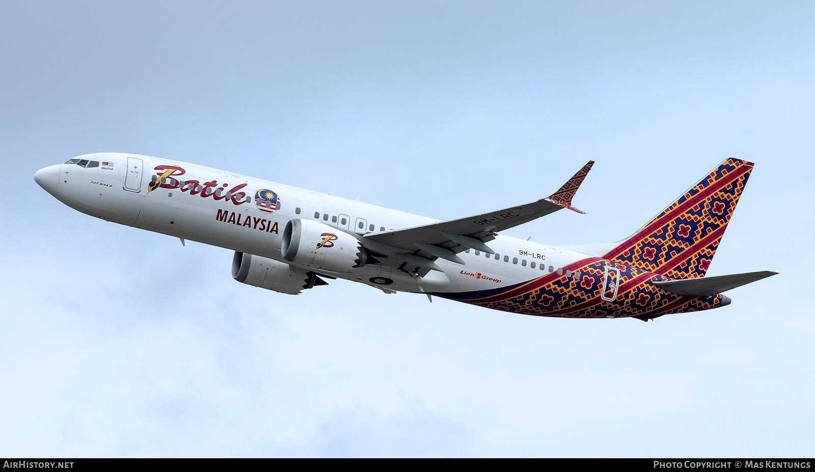 Aircraft Photo of PK-LRC | Boeing 737-8 Max 8 | Batik Air Malaysia | AirHistory.net #493187