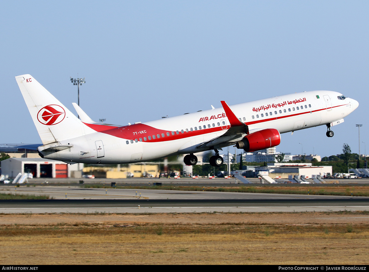 Aircraft Photo of 7T-VKC | Boeing 737-8D6 | Air Algérie | AirHistory.net #493191