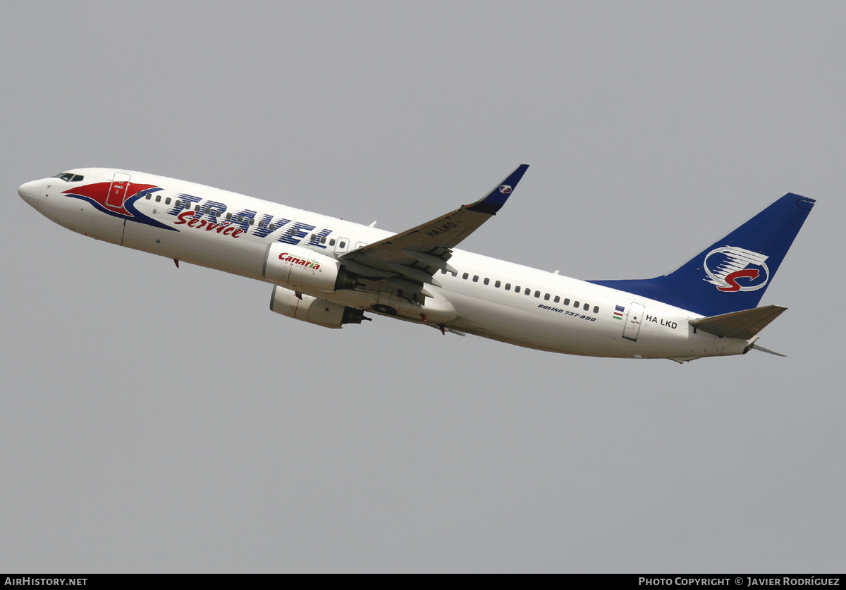 Aircraft Photo of HA-LKD | Boeing 737-8K5 | Travel Service | AirHistory.net #493196