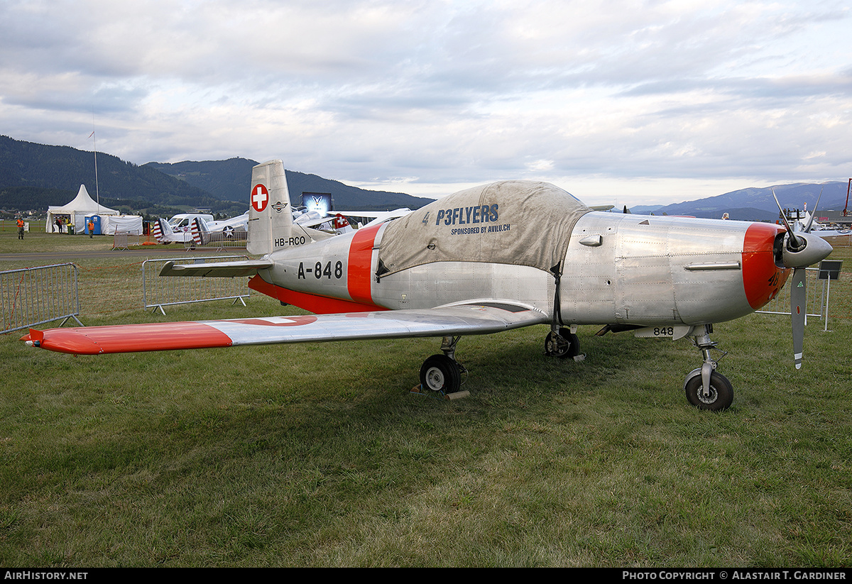 Aircraft Photo of HB-RCO / A-848 | Pilatus P-3-05 | Switzerland - Air Force | AirHistory.net #493200