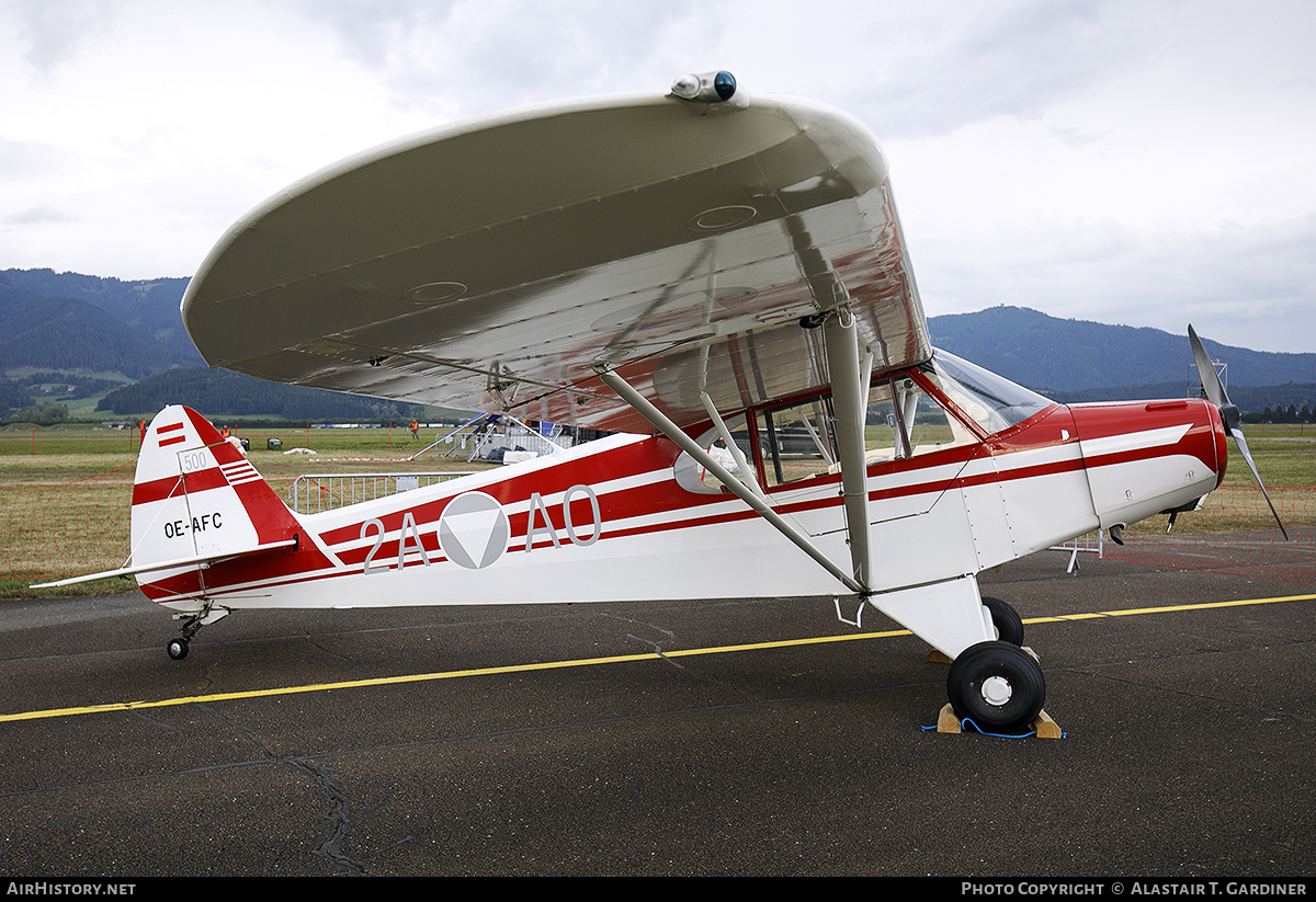 Aircraft Photo of OE-AFC / 2A-A0 | Piper PA-18-150 Super Cub | Austria - Air Force | AirHistory.net #493217