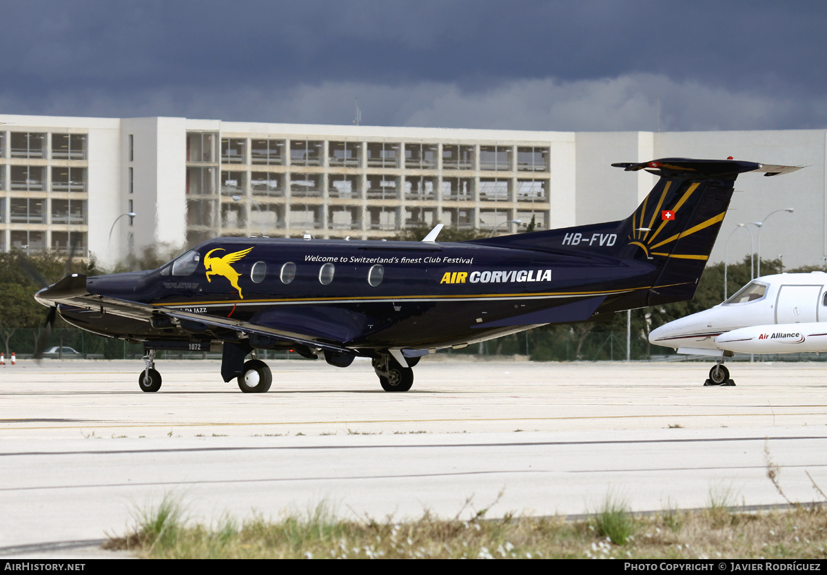 Aircraft Photo of HB-FVD | Pilatus PC-12NG (PC-12/47E) | Air Corviglia | AirHistory.net #493231