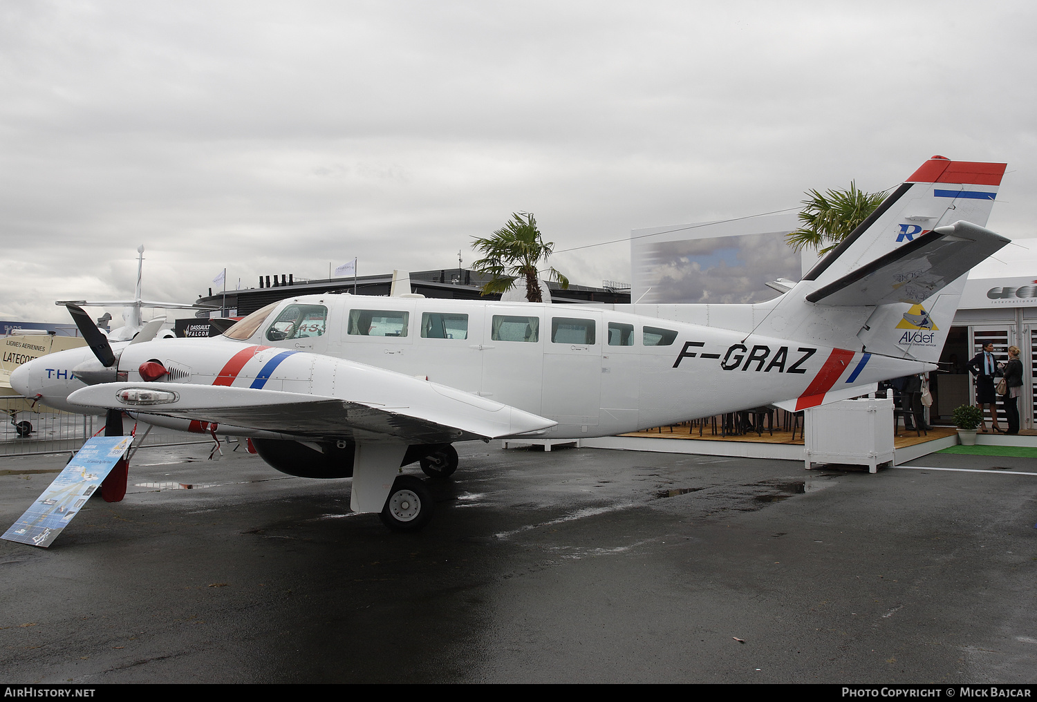 Aircraft Photo of F-GRAZ | Reims F406 Vigilant | Thales | AirHistory.net #493238