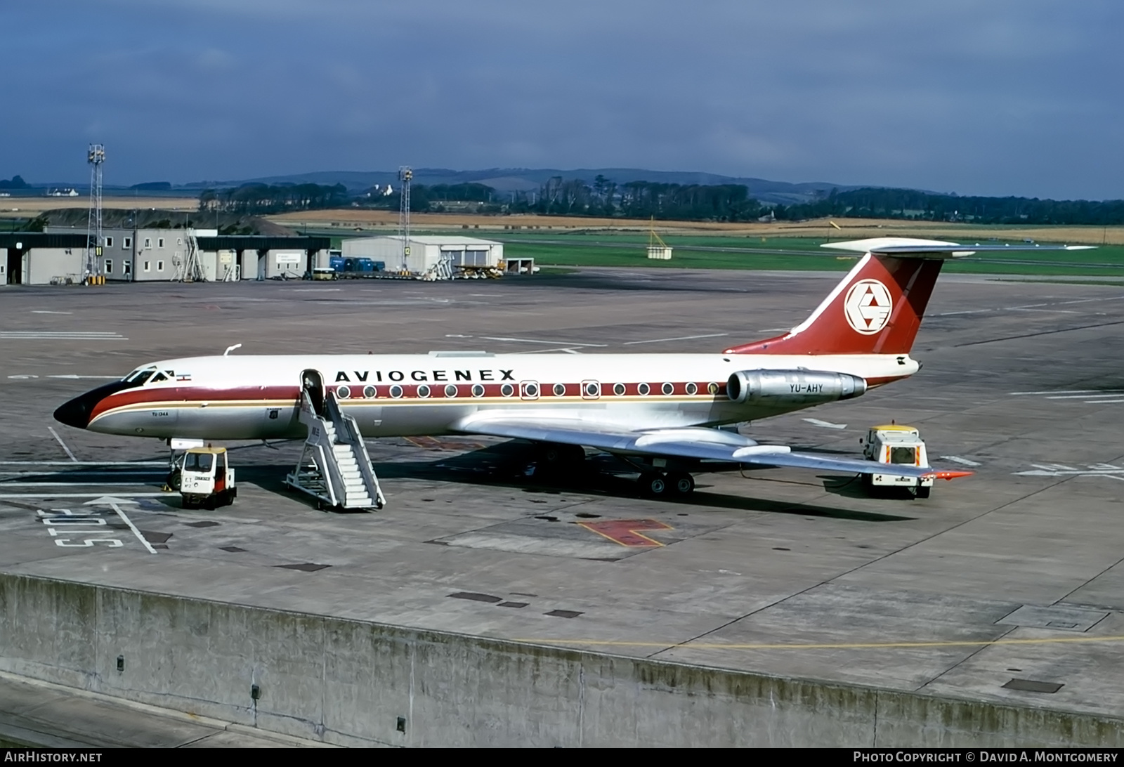 Aircraft Photo of YU-AHY | Tupolev Tu-134A | Aviogenex | AirHistory.net #493246