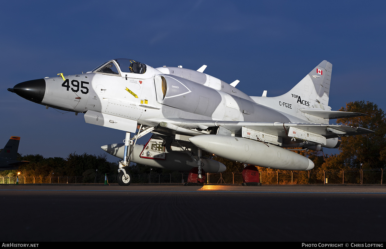 Aircraft Photo of C-FGZE / 159823 | McDonnell Douglas A-4N Skyhawk II | Top Aces | AirHistory.net #493258