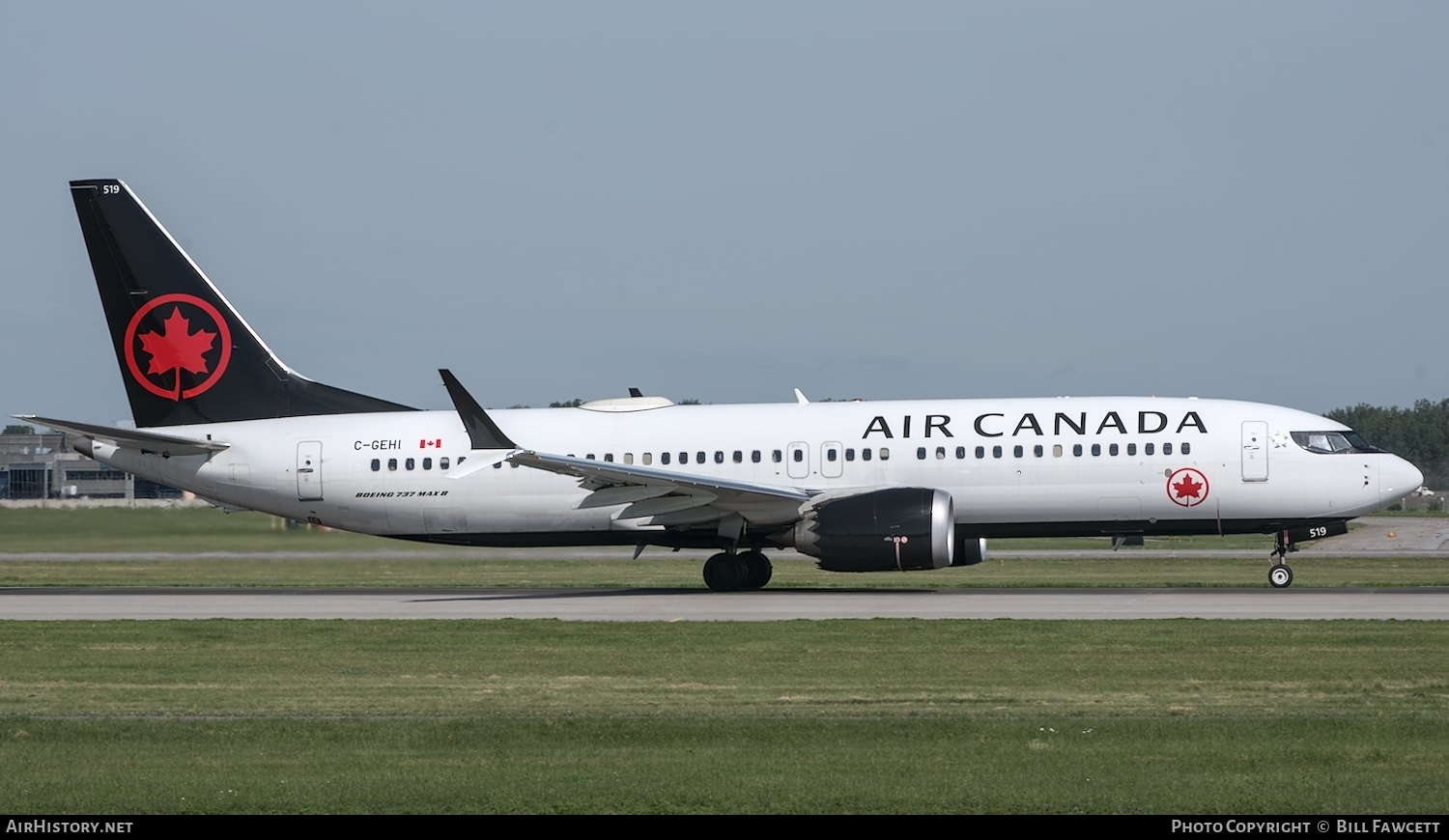 Aircraft Photo of C-GEHI | Boeing 737-8 Max 8 | Air Canada | AirHistory.net #493289