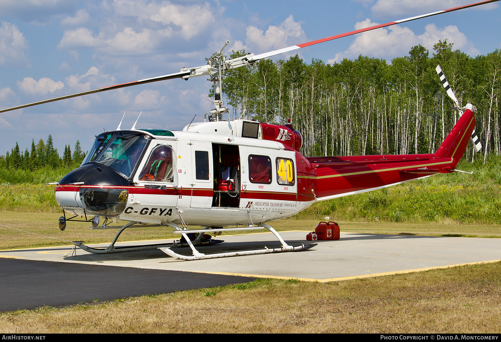 Aircraft Photo of C-GFYA | Bell 205A-1 | Helicopter Transport Services | AirHistory.net #493307