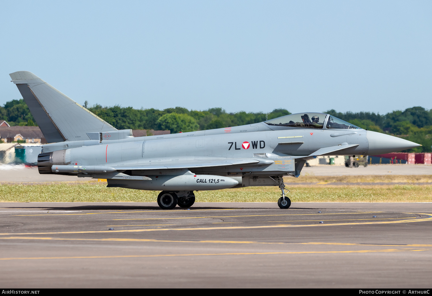 Aircraft Photo of 7L-WD | Eurofighter EF-2000 Typhoon | Austria - Air Force | AirHistory.net #493383