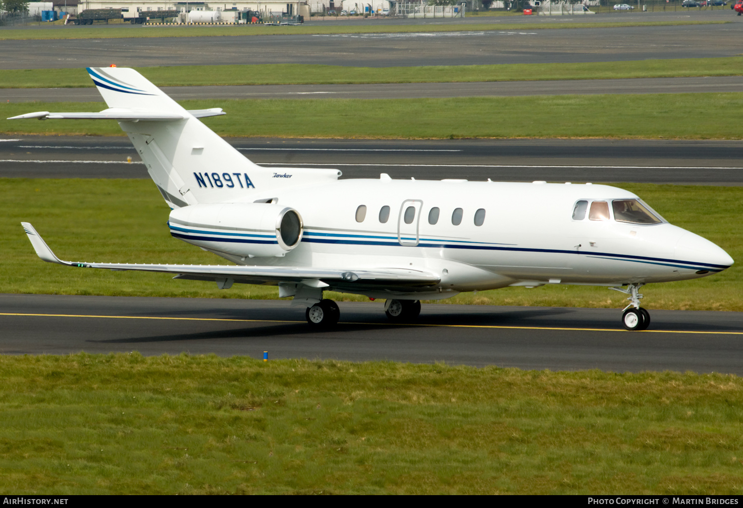 Aircraft Photo of N189TA | Raytheon Hawker 850XP | AirHistory.net #493399