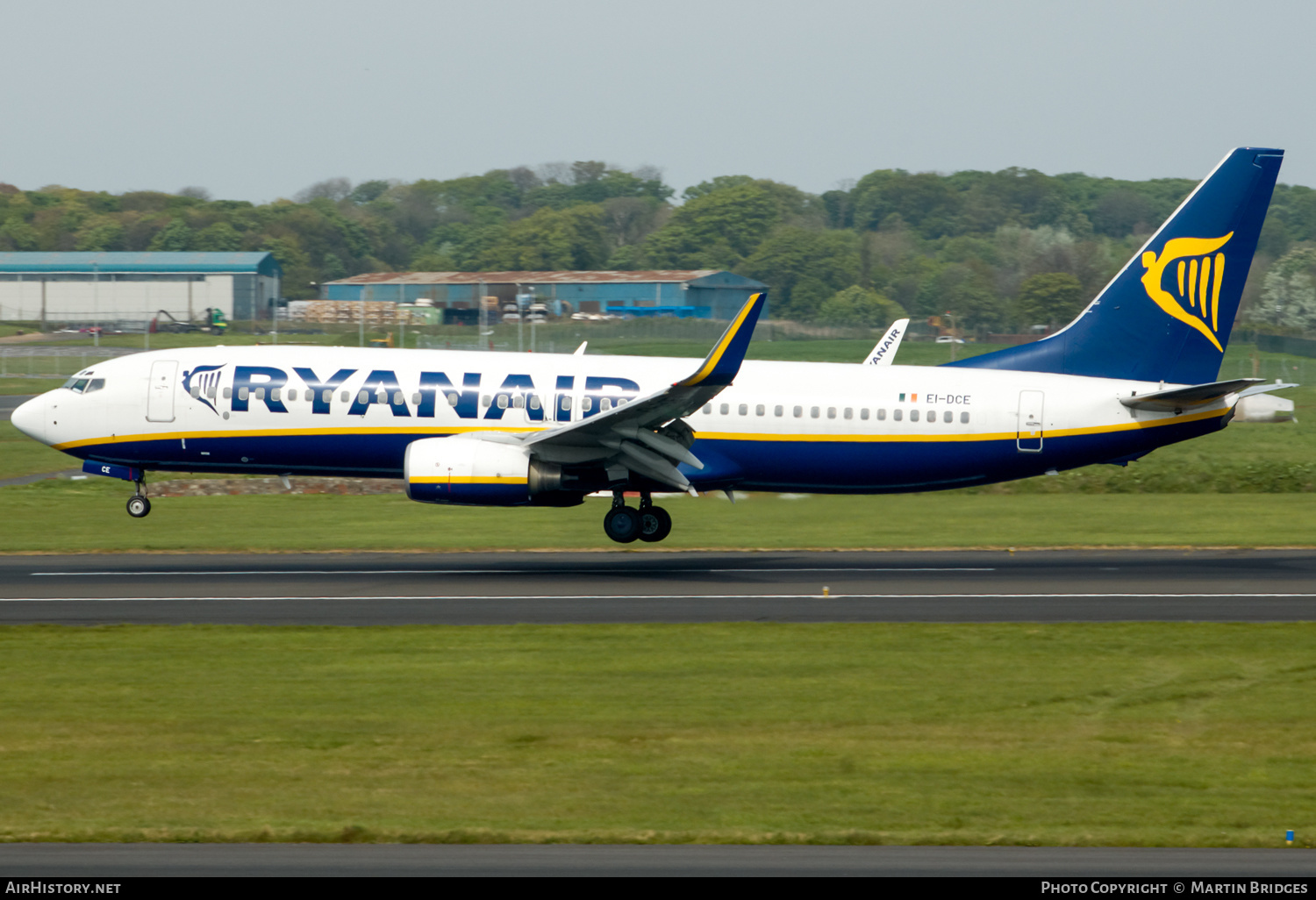 Aircraft Photo of EI-DCE | Boeing 737-8AS | Ryanair | AirHistory.net #493408