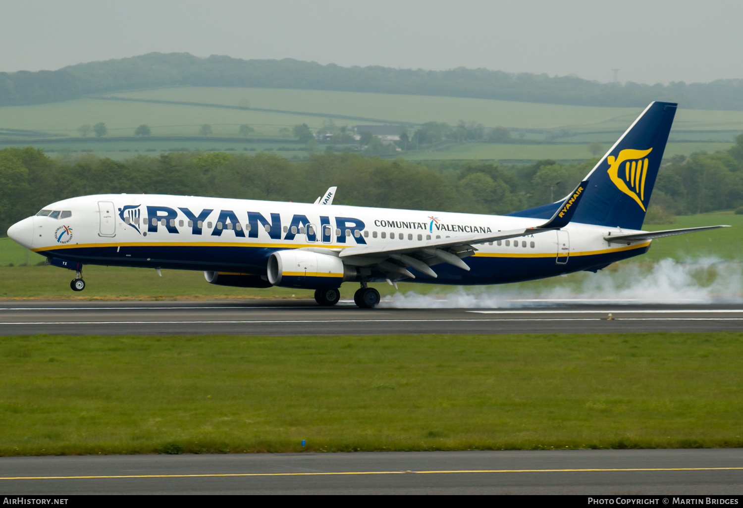 Aircraft Photo of EI-DYX | Boeing 737-8AS | Ryanair | AirHistory.net #493422