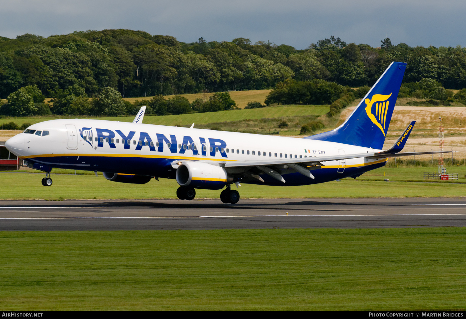Aircraft Photo of EI-ENY | Boeing 737-8AS | Ryanair | AirHistory.net #493427