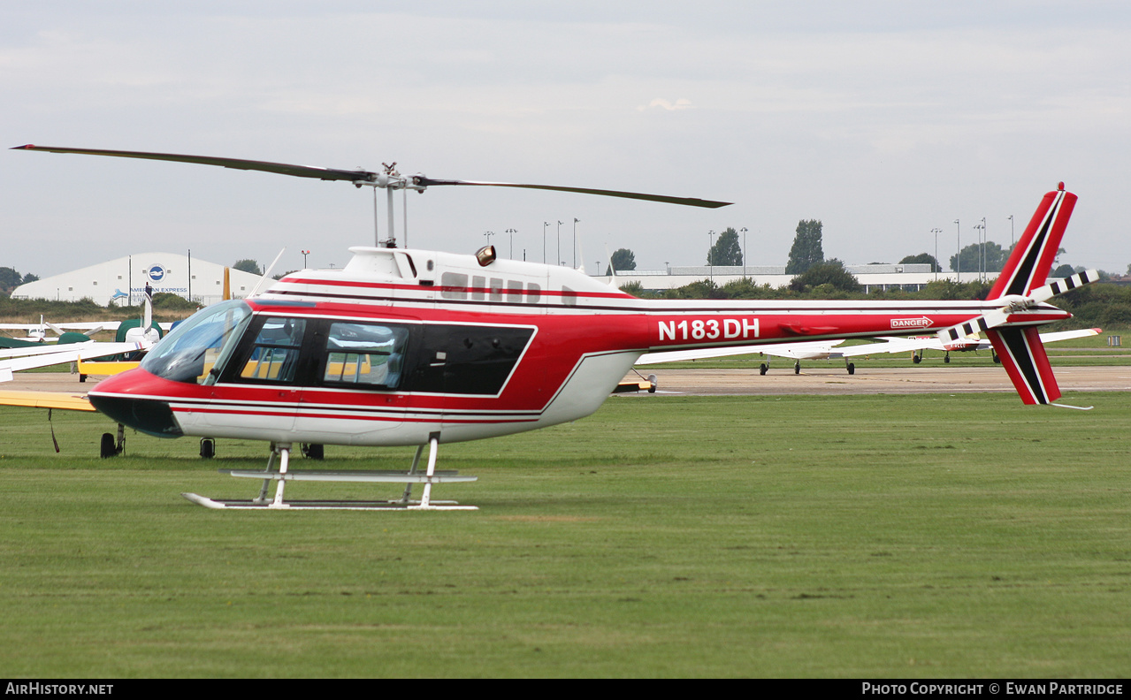 Aircraft Photo of N183DH | Bell 206B JetRanger | AirHistory.net #493438