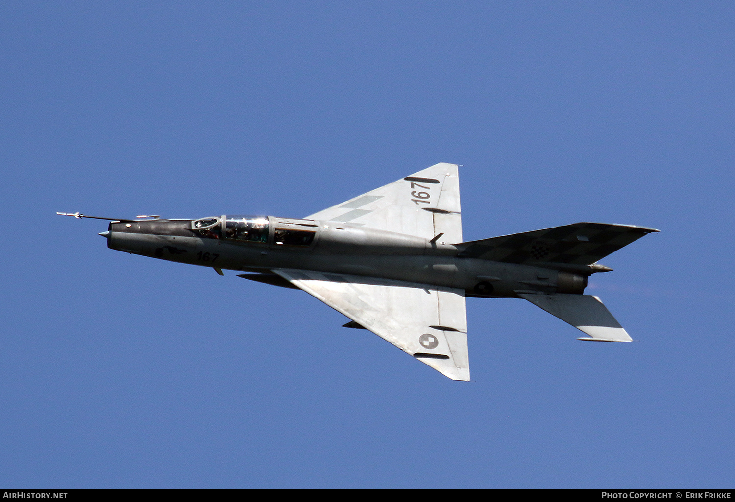 Aircraft Photo of 167 | Mikoyan-Gurevich MiG-21UMD | Croatia - Air Force | AirHistory.net #493446