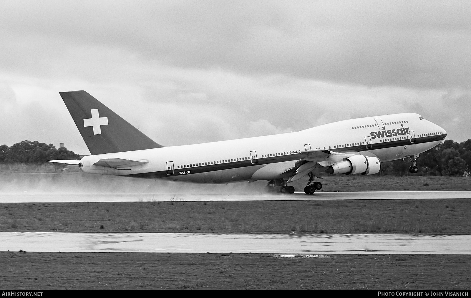 Aircraft Photo of N221GF | Boeing 747-357 | Swissair | AirHistory.net #493464
