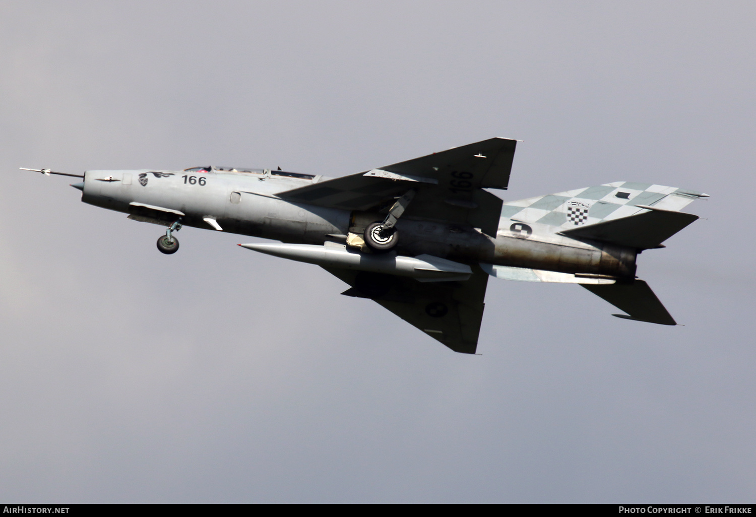 Aircraft Photo of 166 | Mikoyan-Gurevich MiG-21UMD | Croatia - Air Force | AirHistory.net #493510