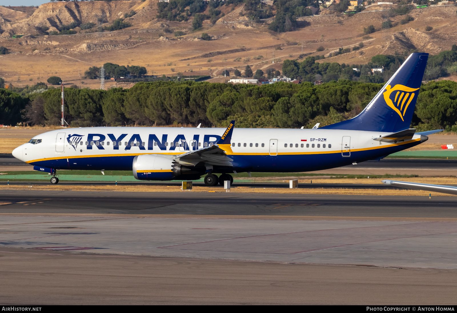 Aircraft Photo of SP-RZM | Boeing 737-8200 Max 200 | Ryanair | AirHistory.net #493588