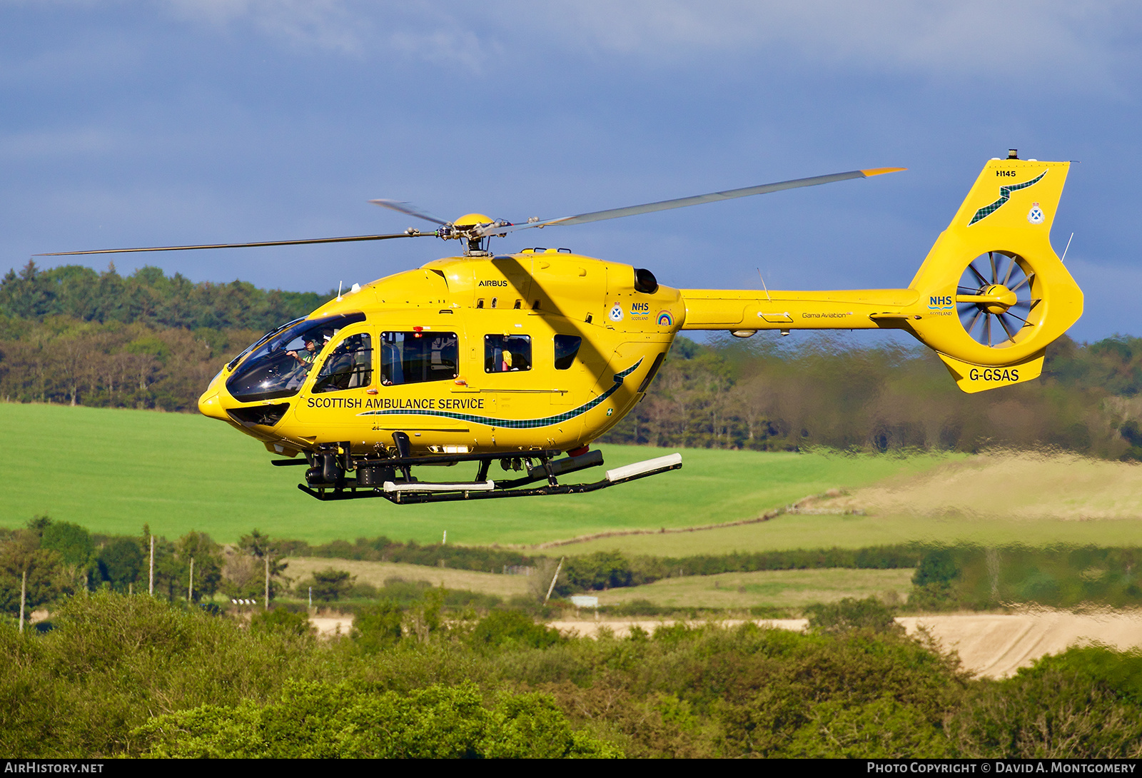 Aircraft Photo of G-GSAS | Airbus Helicopters EC-145 (BK-117 D-2) | Scottish Ambulance Service | AirHistory.net #493594