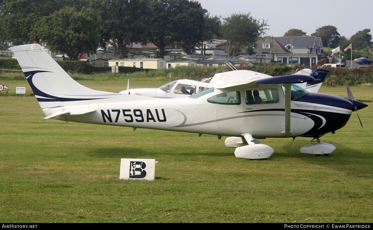 Aircraft Photo of N759AU | Cessna 182Q Skylane | AirHistory.net #493600