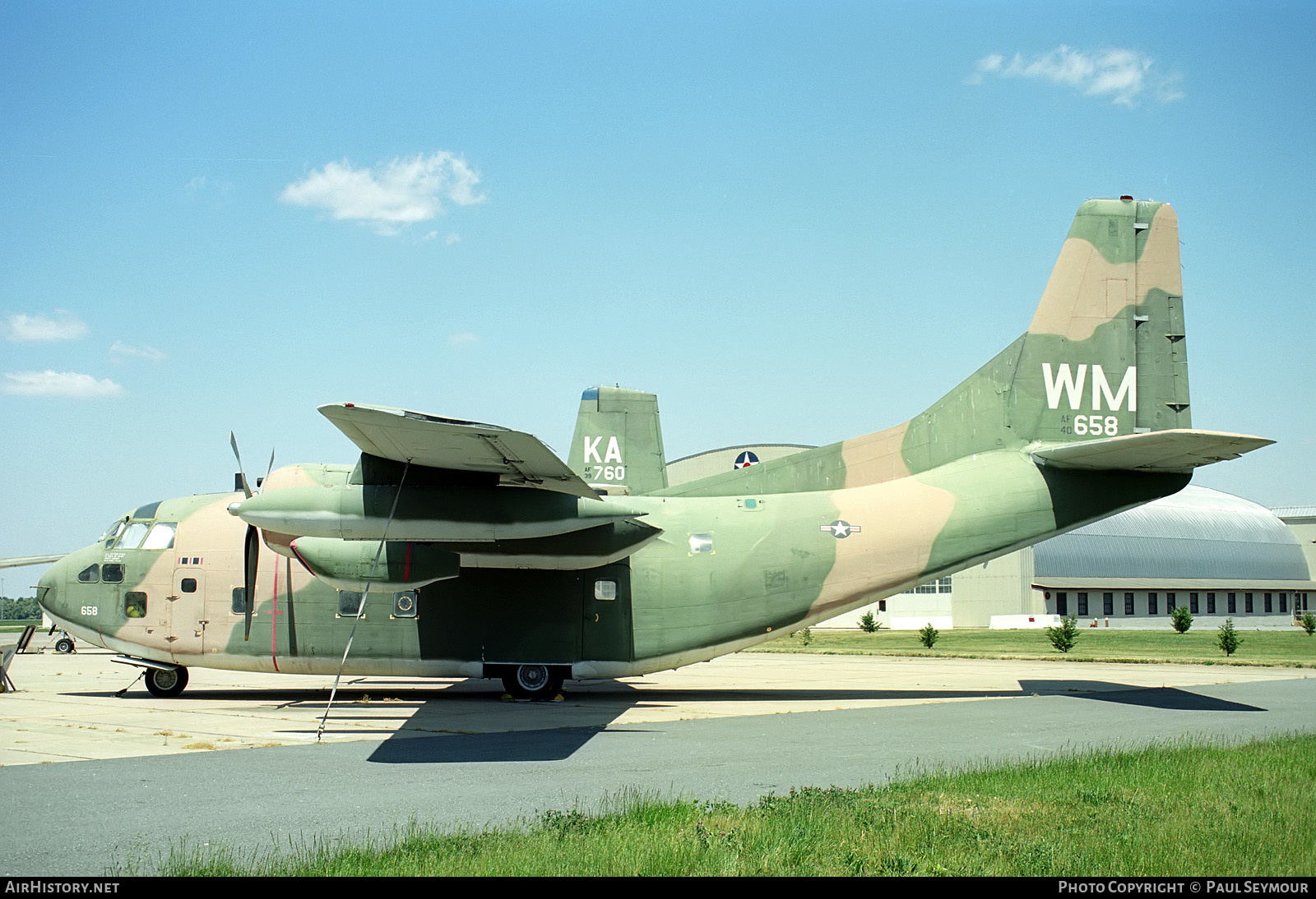 Aircraft Photo of 54-658 / AF40-658 | Fairchild UC-123K Provider | USA - Air Force | AirHistory.net #493612