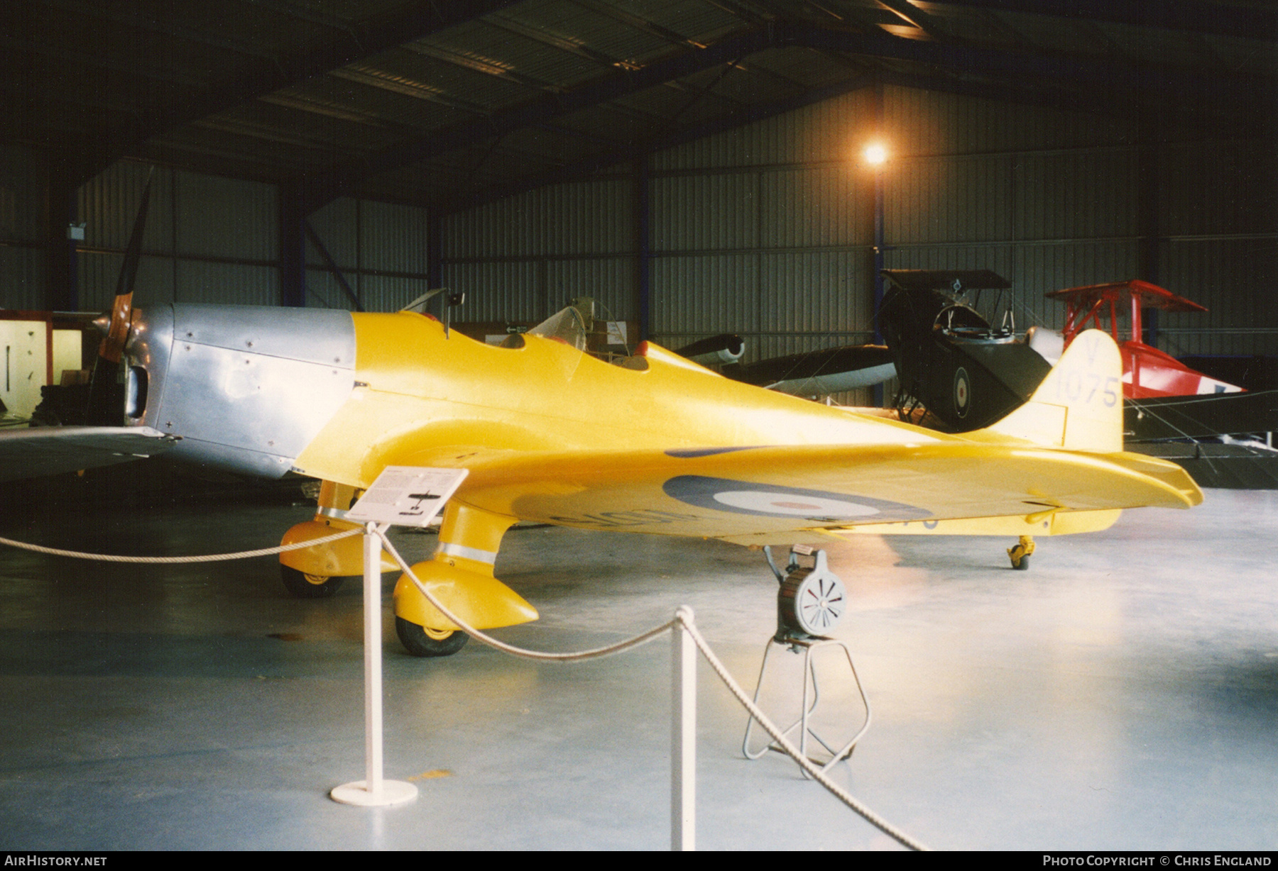 Aircraft Photo of G-AKPF / V1075 | Miles M.14A Hawk Trainer 3 | UK - Air Force | AirHistory.net #493613