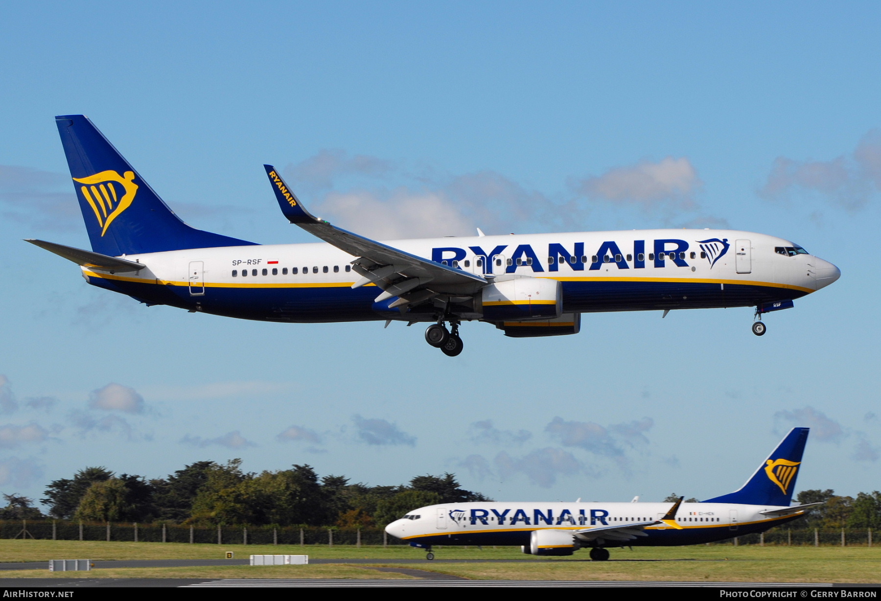 Aircraft Photo of SP-RSF | Boeing 737-800 | Ryanair | AirHistory.net #493618