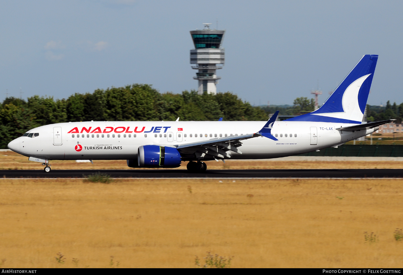 Aircraft Photo of TC-LAK | Boeing 737-8 Max 8 | AnadoluJet | AirHistory.net #493643