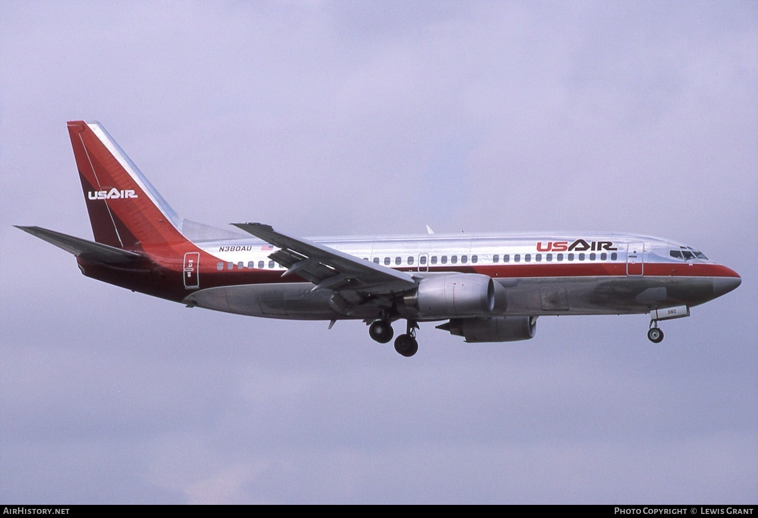 Aircraft Photo of N380AU | Boeing 737-3B7 | USAir | AirHistory.net #493686