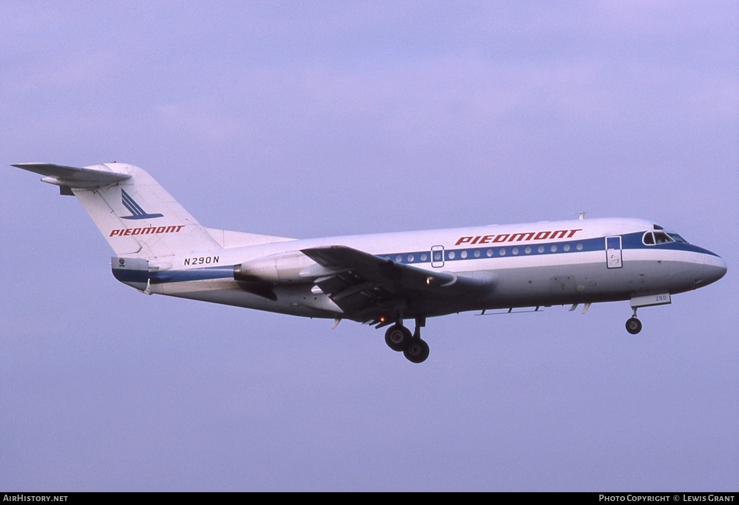 Aircraft Photo of N290N | Fokker F28-1000 Fellowship | Piedmont Airlines | AirHistory.net #493688