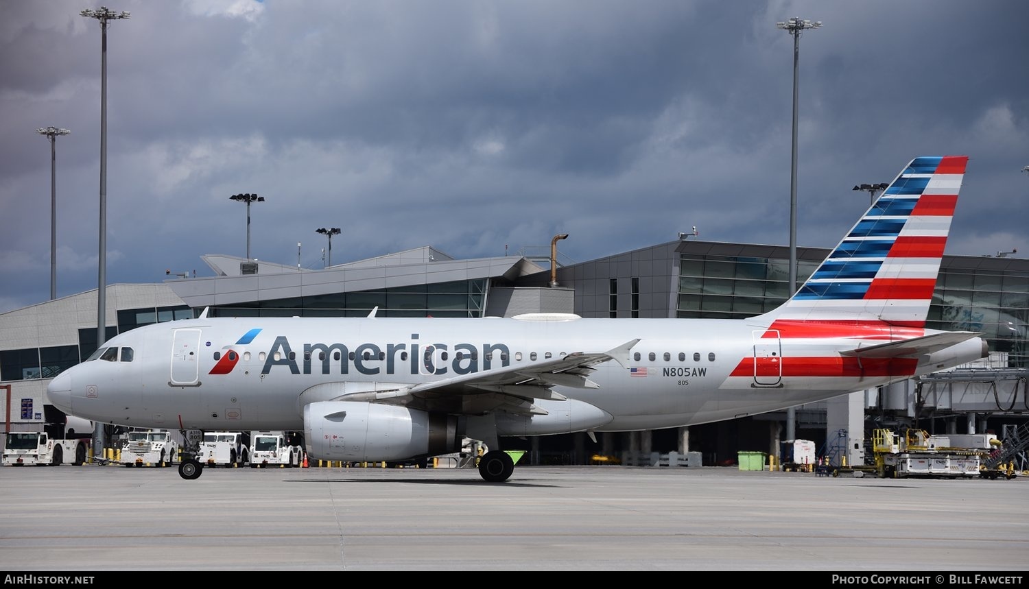 Aircraft Photo of N805AW | Airbus A319-132 | American Airlines | AirHistory.net #493689