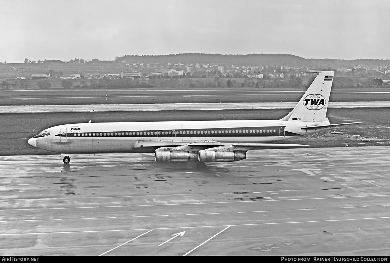 Aircraft Photo of N18711 | Boeing 707-331B | Trans World Airlines - TWA | AirHistory.net #493708